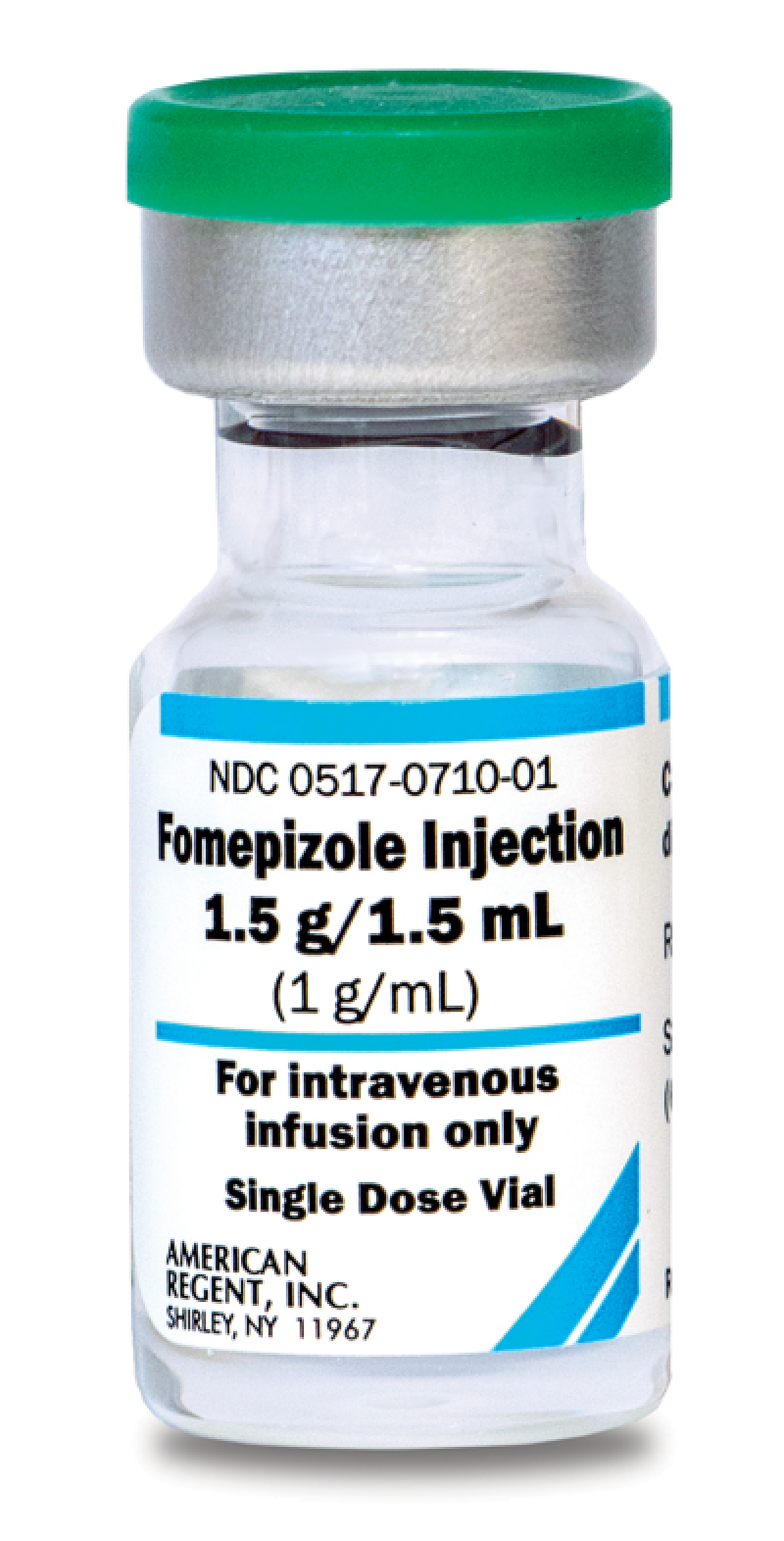 Fomepizole antidote medication vial