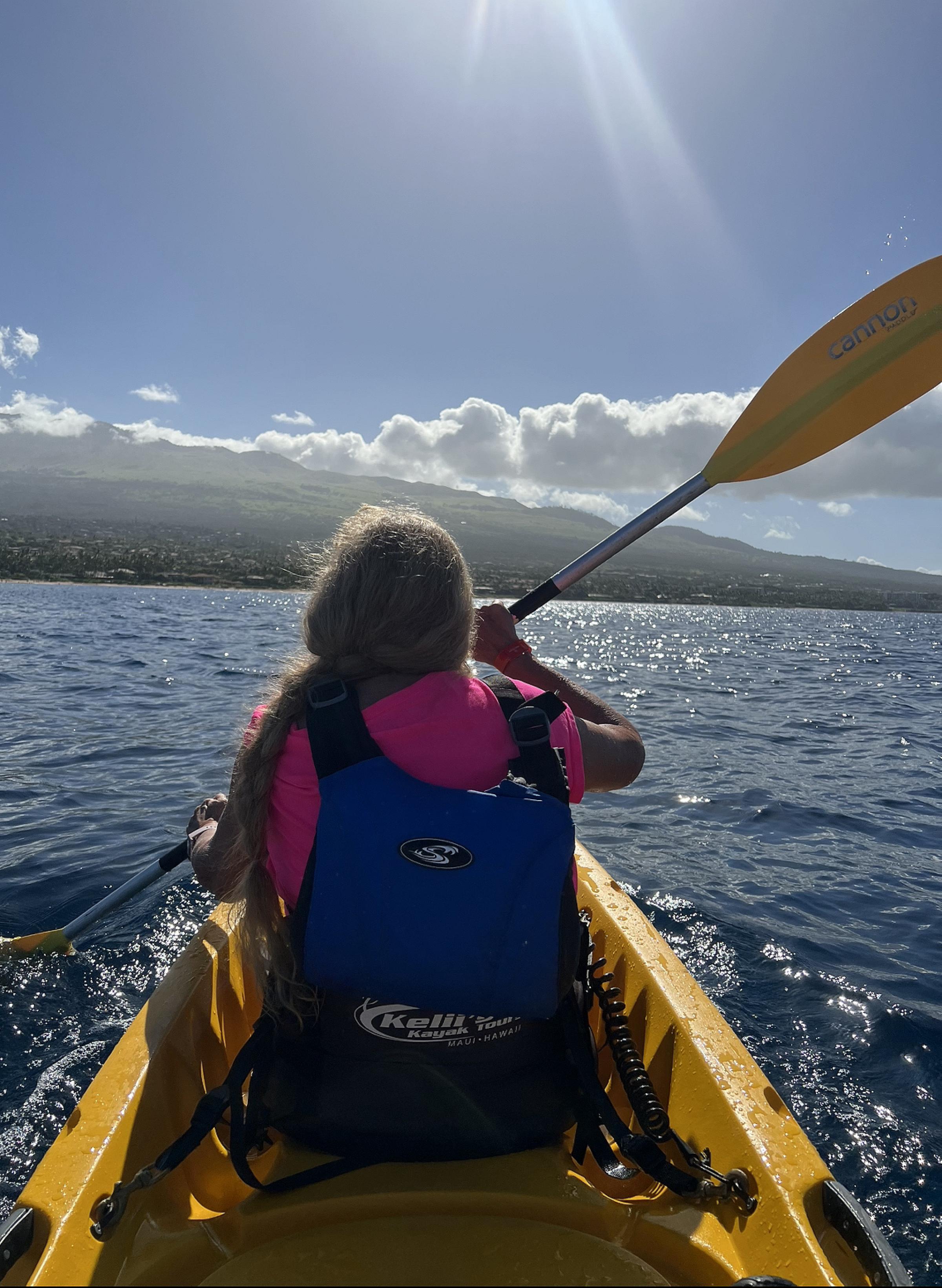 Cathie Kayaking