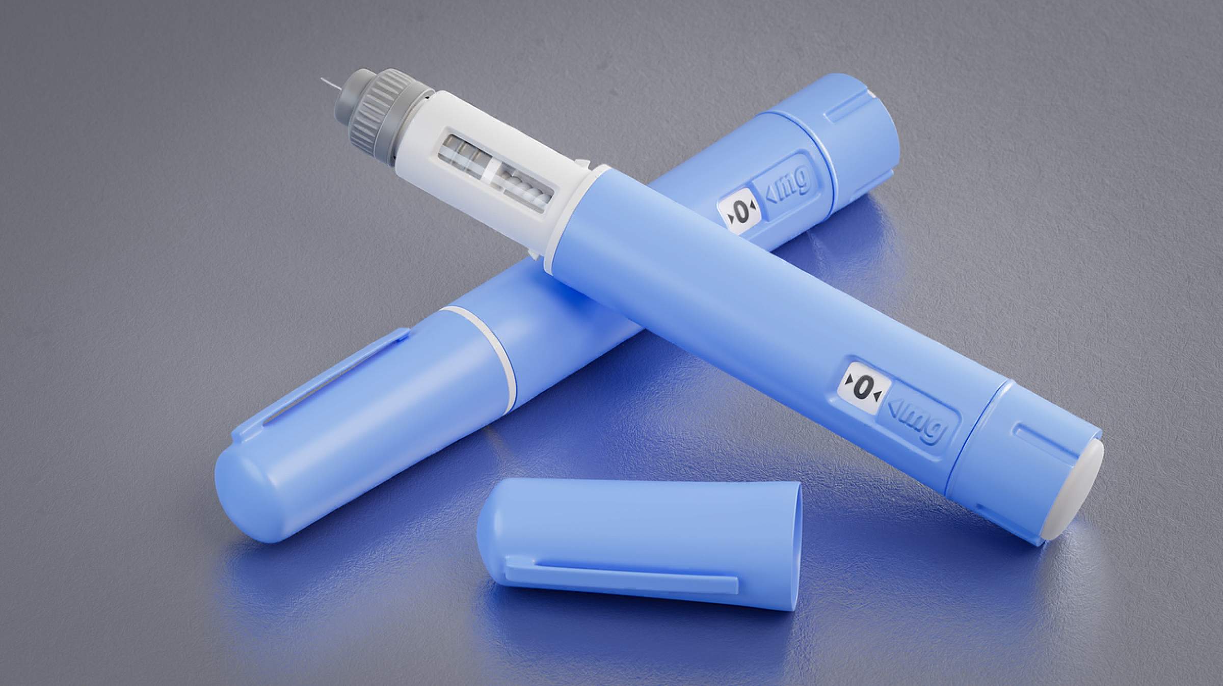 Semaglutide drug dosing pens used for weight loss 